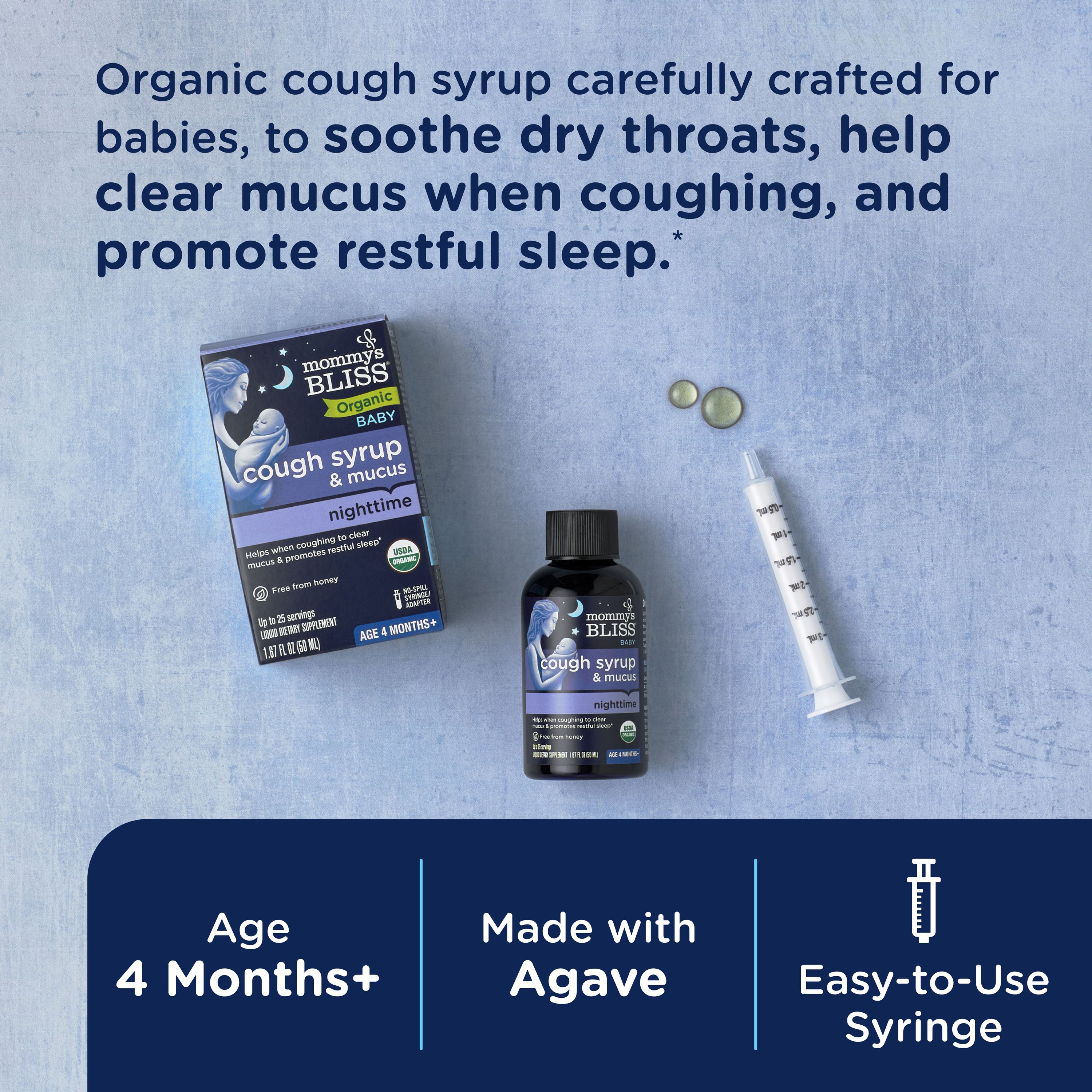 Organic Baby Cough Syrup Night Time