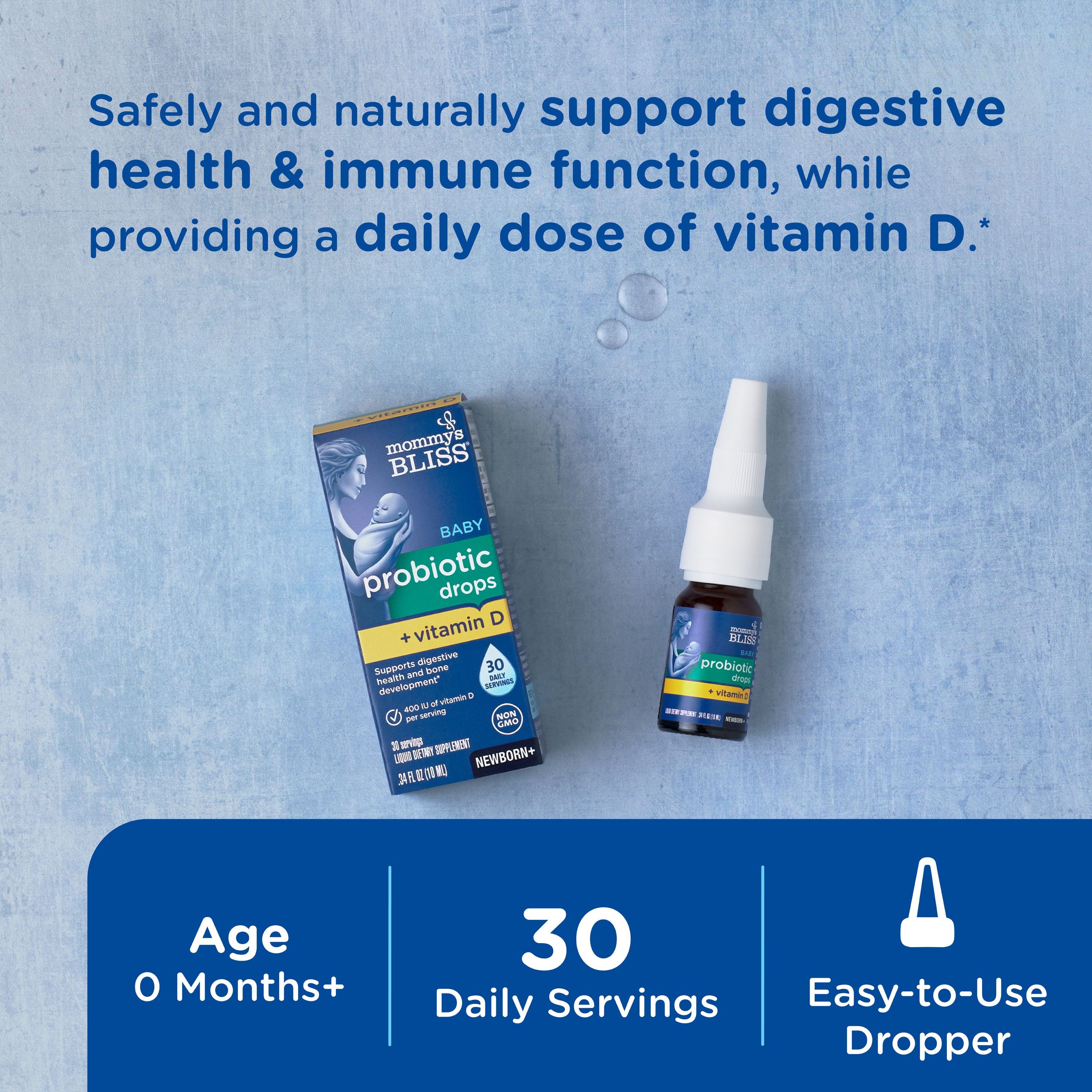 Probiotic Drops + Vitamin D