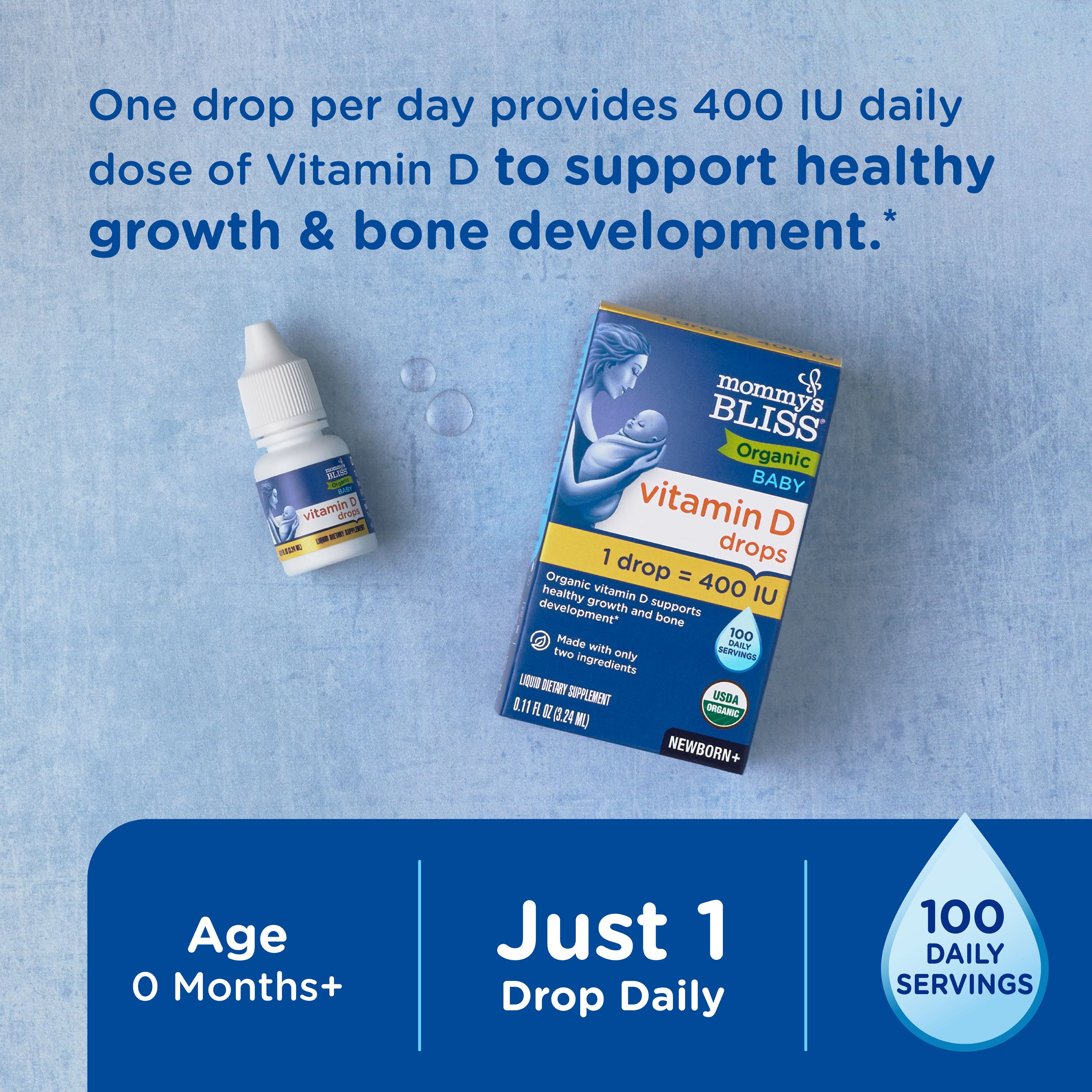 Baby Vitamin D Organic Drops