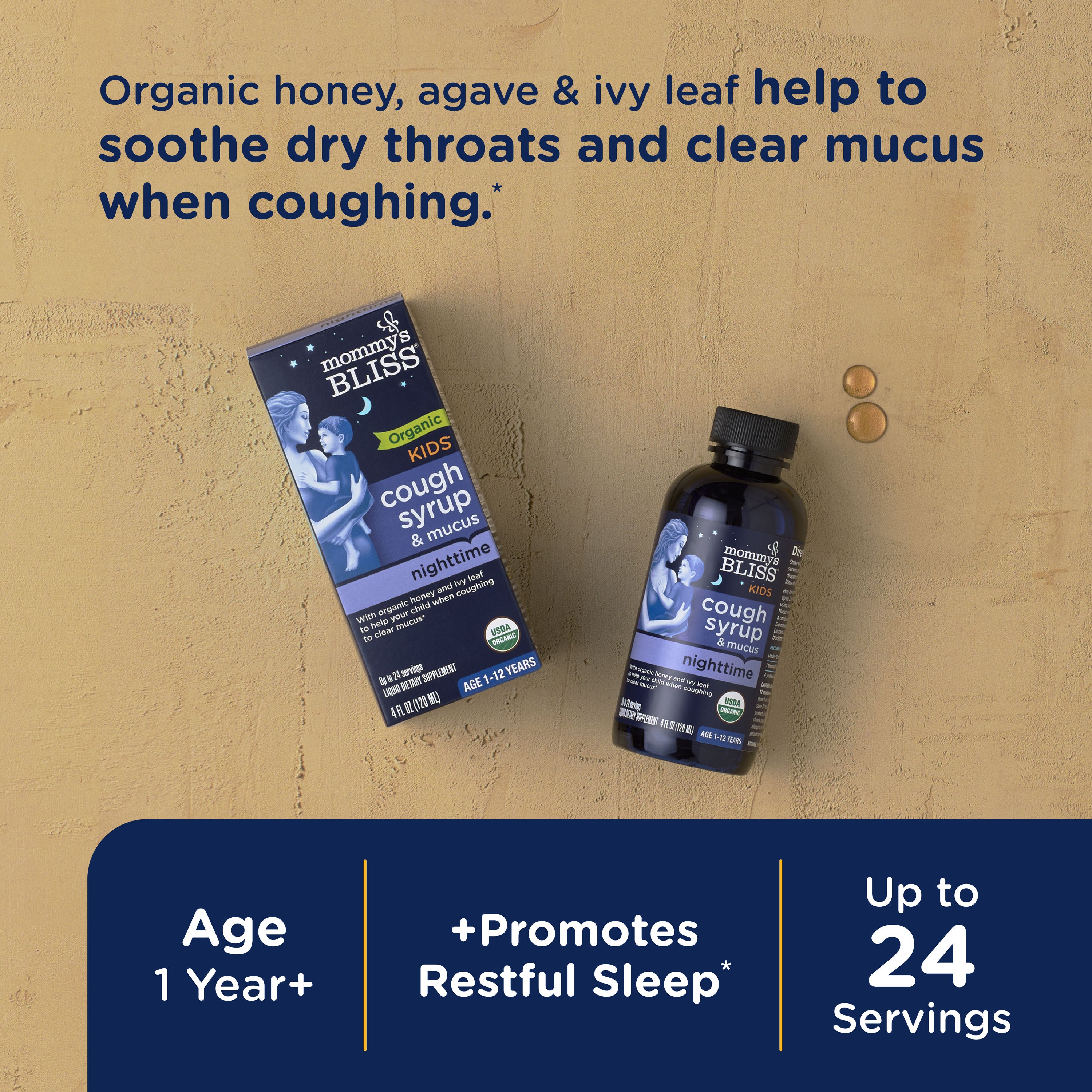 Organic Kids Cough Syrup Night Time