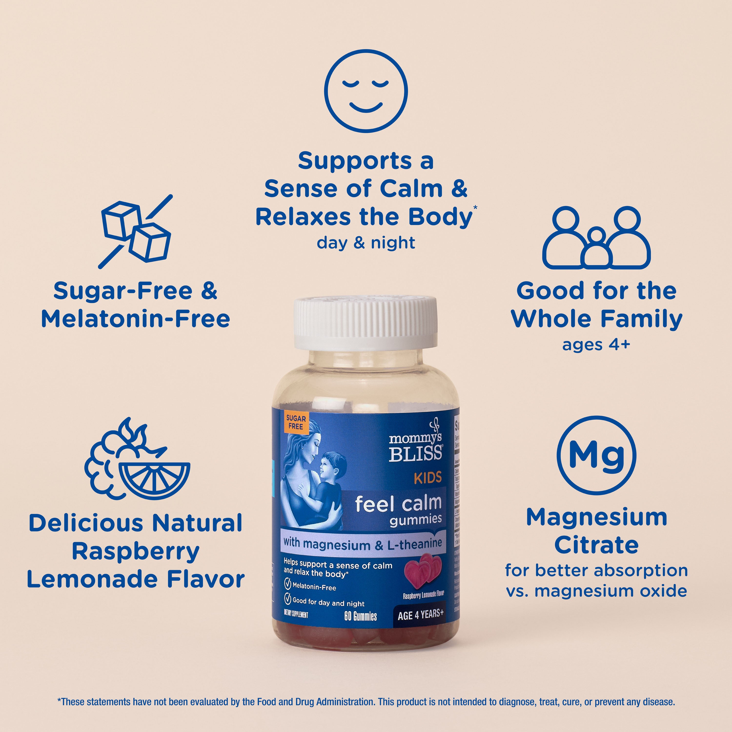 Kids Feel Calm Gummies (with Magnesium)